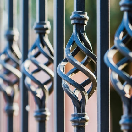 Wrought Iron Parapet