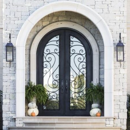 Wrought Iron door