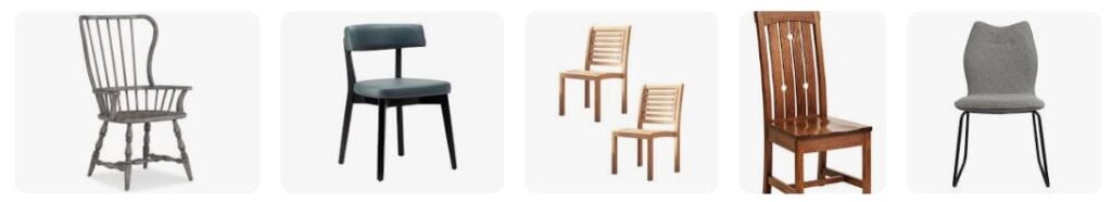 Restaurant chair by aluminum casting