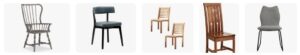 Restaurant chair by aluminum casting