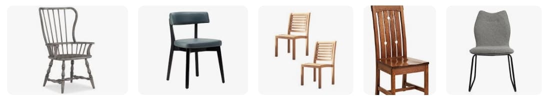 Restaurant chair by aluminum casting