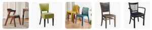 Restaurant chair by aluminum casting
