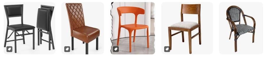 Restaurant chair by aluminum casting