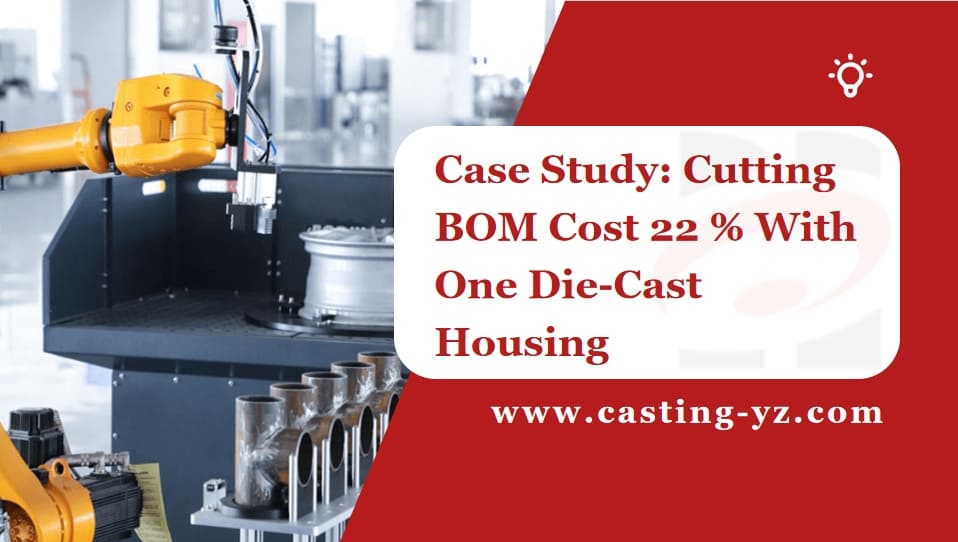 Case Study Cutting BOM Cost 22 With One Die Cast Housing