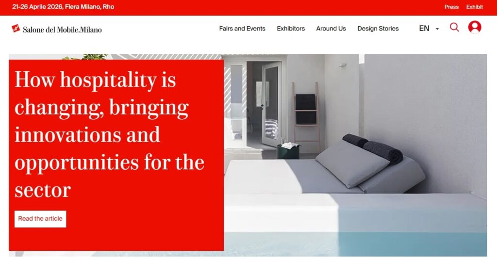 Salone del Mobile (Milan Furniture Fair, Italy)