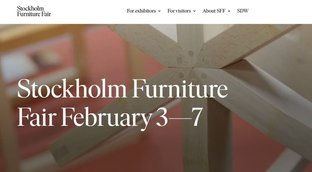 Stockholm Furniture & Light Fair (Sweden)